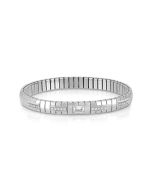 Bransoletka Nomination Italy Extension prostokątna biała cyrkonia 048012/010