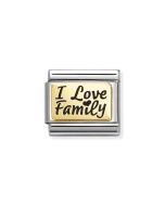 Nomination Composable Gold 18K kocham rodzinę 030166/69