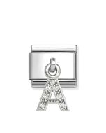 Nomination Composable Silver litera "A" 331818/01