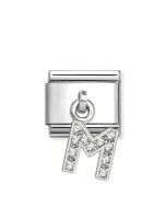 Nomination Composable Silver litera "M" 331818/13