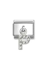 Nomination Composable Silver litera "P" 331818/16