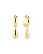 Kolczyki srebrne pozłacane Sif Jakobs Goccia SJ-E2587-YG