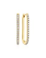 Kolczyki srebrne pozłacane Sif Jakobs Capizzi SJ-E42211-CZ-YG