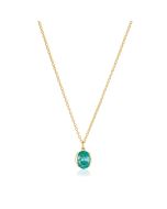 Naszyjnik Sif Jakobs Ellisse złoty SJ-N2353-TQCZ-YG