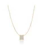 Naszyjnik Sif Jakobs Felline Concavo złoty SJ-P2391-CZ-YG