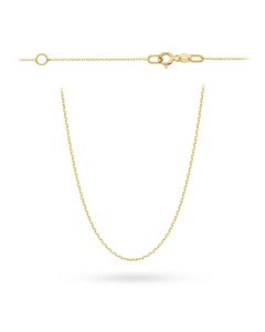 Łańcuszek złoty pr. 585 42 cm L00016GS