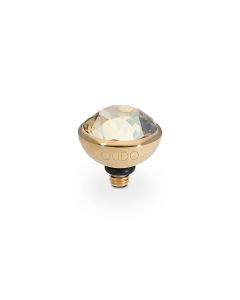 Wkręcany top QUDO Bottone crystal golden shadow złoty 100004/47-5001