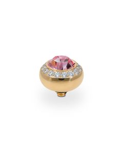 Wkręcany top QUDO Tondo Deluxe light rose w kolorze złotym 100025/47-5902
