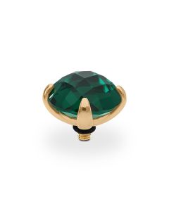 Wkręcany top QUDO Seano emerald w kolorze złotym 100062/47-4507