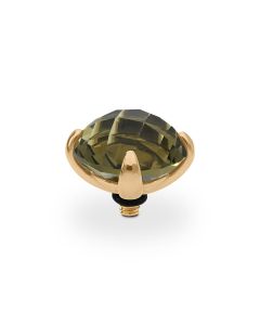 Wkręcany top QUDO Seano black diamond w kolorze złotym 100062/47-5201