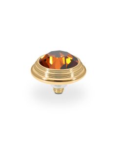 Wkręcany top QUDO Oroli smoked amber w kolorze złotym 100074/47-5157