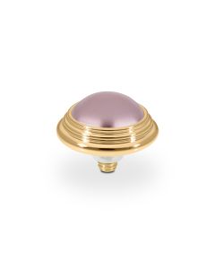 Wkręcany top QUDO Oroli vintage rose pearl w kolorze złotym 100074/47-5968