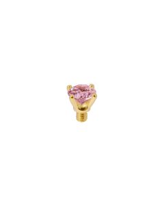 Wkręcany top QUDO Arezzo light rose w kolorze złotym 100077/47-5902