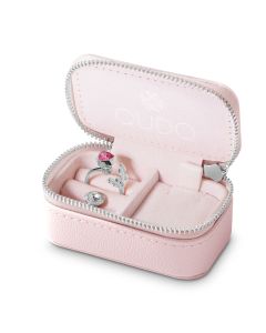 Zestaw pierścionek i wkręcane topy w szkatułce QUDO Verona srebrny 102037/54-1917