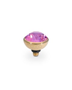 Wkręcany top QUDO Bottone crystal orchid ignite złoty 100004/47-4864