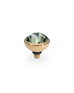 Wkręcany top QUDO Bottone black diamond w kolorze złotym  100004/47-5201