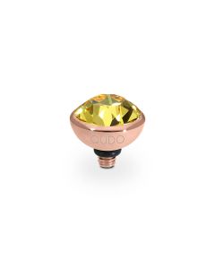 Wkręcany top QUDO Bottone light topaz różowe złoto 100005/47-4104