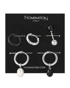 Zestaw kolczyków  Nomination Italy Bold Steel w kolorze srebrnym 133218/001