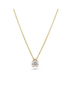 Naszyjnik Sif Jakobs Venice Solitaire z diamentem labolatoryjnym złoto 14K 0.50 ct SJ-N2507-WD-YG