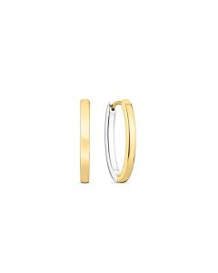 Kolczyki srebrne pozłacane Sif Jakobs Ellisse Pianura piccolo SJ-E2312-2YG