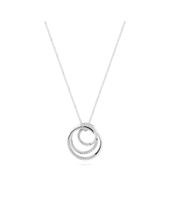 Naszyjnik srebrny Sif Jakobs Spirale SJ-N2590-CZ