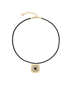 Naszyjnik Coeur de Lion Amulet Icon Frame Soft Noir 2065/10-1316