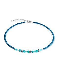 Naszyjnik Coeur de Lion Princess Teal Glow w kolorze srebrnym 2103/10-0624