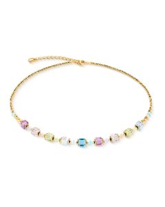 Naszyjnik Coeur de Lion Cube Aura w kolorze złotym 2104/10-1576