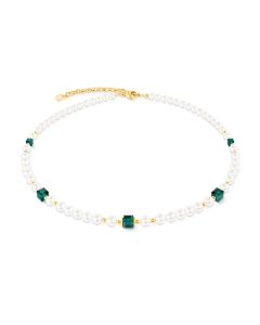 Naszyjnik Coeur de Lion Cocktail Pearls Emerald 2110/10-0521