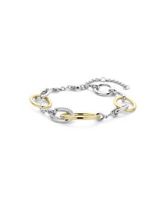 Bransoletka srebrna pozłacana TI SENTO 23096ZY