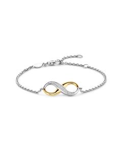 Bransoletka srebrna pozłacana TI SENTO 2823ZY