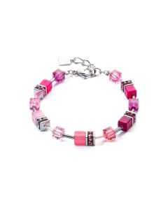 Bransoletka Coeur de Lion GeoCUBE® Viva Magenta 2838/30-0422