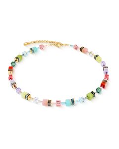 Naszyjnik Coeur de Lion GeoCUBE® Iconic Spicy Sweetness w kolorze złotym 2838/10-1584