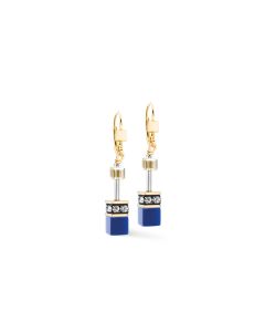 Kolczyki Coeur de Lion GeoCUBE® Iconic Drop Azure Glow 2838/20-1007