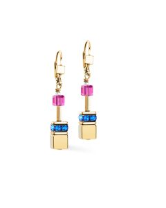 Kolczyki Coeur de Lion Multicolour Rainbow-Gold 3015/20-1535