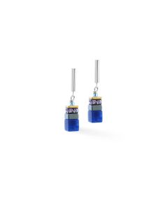 Kolczyki Coeur de Lion GeoCUBE® Precious Motion w kolorze srebrnym 3017/21-0708