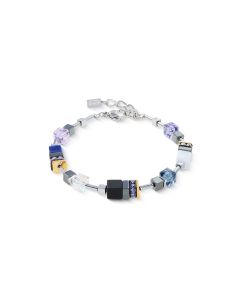 Bransoletka Coeur de Lion GeoCUBE® Precious Motion w kolorze srebrnym 3017/30-0708
