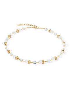Naszyjnik Coeur de Lion GeoCUBE® Iconic Nature złoto-biały 3018/10-1416