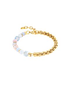 Bransoletka Coeur de Lion Cube Nexus w kolorze złotym 3022/30-1038