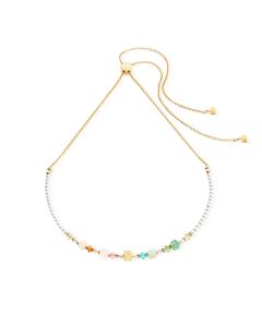 Naszyjnik Coeur de Lion Cube Princess Fusion Blossom w kolorze złotym 3031/10-1537