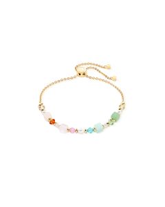 Bransoletka Coeur de Lion Cube Princess Fusion Blossom w kolorze złotym 3031/30-1537