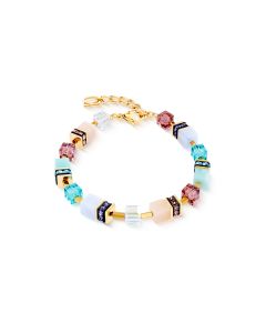 Bransoletka Coeur de Lion GeoCUBE® Precious Statement Art Nouveau w kolorze złotym 3039/30-1578