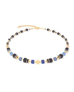 Naszyjnik Coeur de Lion GeoCUBE® Precious Classic Midnight Blue 3043/10-1307
