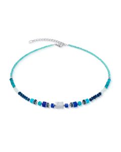 Naszyjnik Coeur de Lion Wave Precious Flow w kolorze srebrnym 3046/10-0607