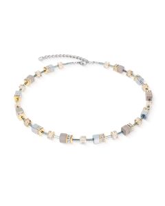 Naszyjnik Coeur de Lion GeoCUBE® Agate & Hematite 4017/10-1216