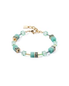 Bransoletka Coeur de Lion GeoCUBE® Iconic Mono Gold 4020/30-0533