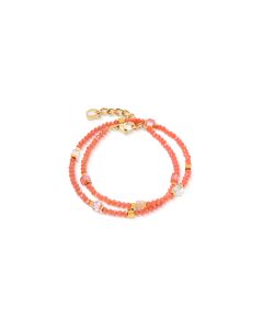 Bransoletka Coeur de Lion Joyful Colours pomarańczowa 4460/30-0216