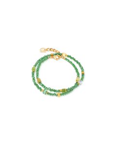 Bransoletka Coeur de Lion Joyful Colours zielona 4460/30-0516