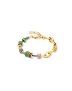 Bransoletka Coeur de Lion GeoCUBE® Chunky Chain w złotym kolorze 4524/30-0516