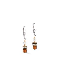 Kolczyki Coeur de Lion Sparkling Princess Mocha Mousse 4567/20-1100